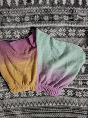 Womens Wild Fable Medium Pastel Ombre Fleece Shorts